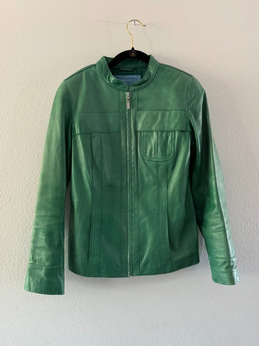 Doncaster Sport - 100% Leather - Kelly Green - Vintage - Blazer